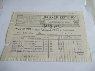 Most - Jul. Heidrich - Redaktor novin - 1912