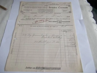 Hořovice - Brüder Čermák - Slévárna měkké litiny, výroba strojů, kelímků a ocelových odlitků - 1912