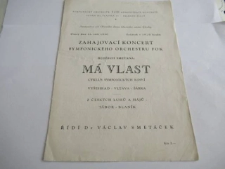 Praha - dům umělců - Program - 1950