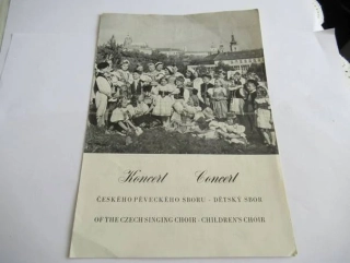 Praha II. - Koncert Českého pěveckého sboru - Program - 1946