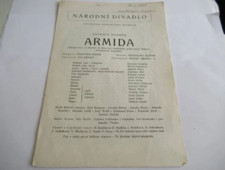 Praha, Národní divadlo - Program - 1948