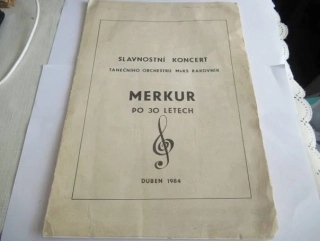 Rakovník - Slavnostní koncert Tanečního orchestru - Merkur po 30 letech - 1984