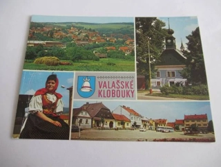 Valašské Klobouky - celkový pohled, městské muzeum, místní kroj, Náměstí Míru
