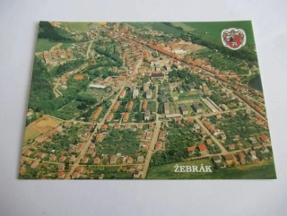 Žebrák - Letecký pohled