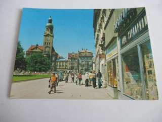 Prostějov - Náměstí 9. května s radnicí