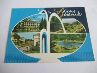 Lázně Jeseník - Sanatorium Priessnitz, Pomník na kolonádě, Na Vyhlídce..