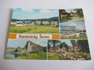 Kamenický Šenov - Sídliště, Zotavovna ROH Tavba, N.p. Lustry, Prácheň, Náměstí
