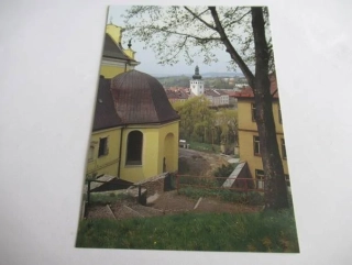 Fulnek - Vpravo škola, kde učil J. A. Komenský