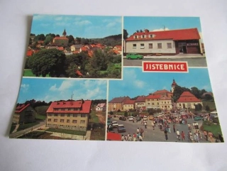 Jistebnice - celkový pohled, kulturní dům, sídliště