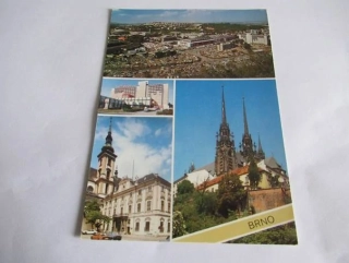 Brno - výstaviště, Hotel Voroněž, Budova bývalého místodržitelství s věží kostela sv. Tomáše, Petrov