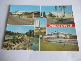 Neratovice - Dům služeb a palvecký bazén, sportovní hala, bazény..