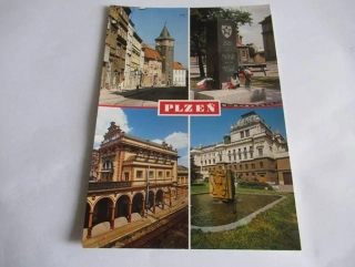 Plzeň - vodárenská věž, Chodské náměstí..