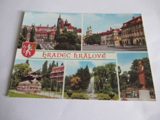 Hradec Králové - Pražský most, Žižkovo náměstí, Památník sovětských tankistů..