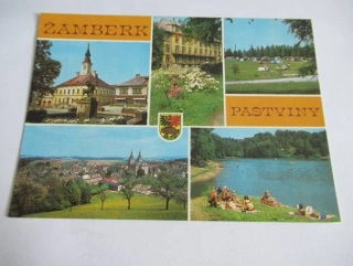 Žamberk - Pastviny - Mírové náměstí, Plicní sanatorium, Autocamping..
