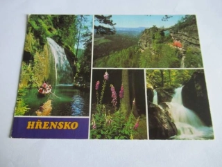 Hřensko - Velký vodopád v Tiché soutěsce, Pravčická brána, Náprstník červený, Suchá Kamenice