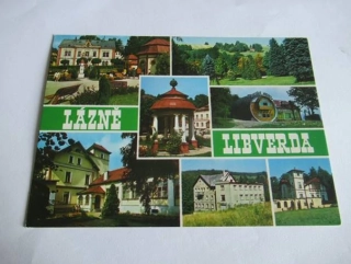 Lázně Libverda - Kolonáda, park, altán, Obří sud, Slovan..