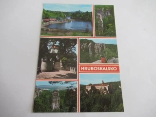Hruboskalsko - Věžický rybník s Troskami, Skalní útvar Taktovka, Hrad Valdštejn, Pohled z Daliborky na oblast Dračích skal..