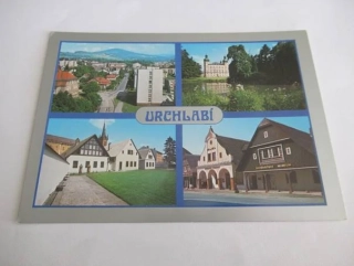 Vrchlabí - Celkový pohled, zámek..