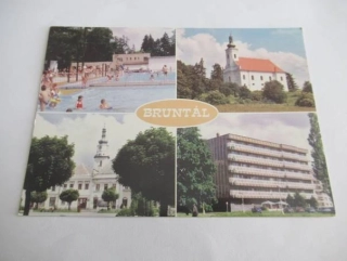 Bruntál - koupaliště, Uhlířský vrch, Náměstí Míru, Hotel Slezan