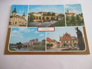 Písek - písecké hradby, Gotický most, Radnice..