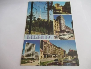 Liberec - Ještěd, Skleněný zámek, Gottwaldovo náměstí..