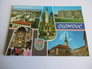 Olomouc - celkový pohled, památník Rudé armády..