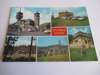 Krušné hory - Klínovec, Hotel Plešivec, Švýcarská bouda..