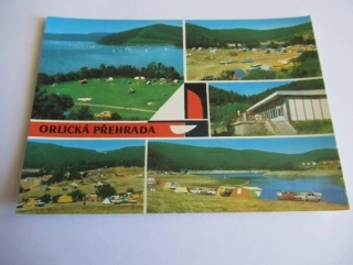 Orlická přehrada - rekreační střediska Trhovky, Popelíky a Bor