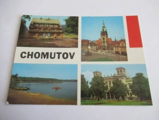 Chomutov - Hotel Třetí mlýn, Kostel s městskou věží, Kamencové jezero, Klub VTŽ