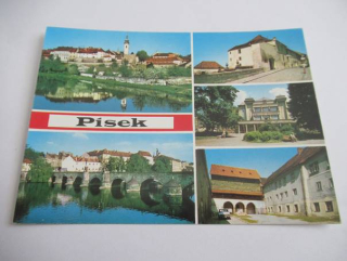 Písek - střed města, Starý most, dům ,,U koulí"