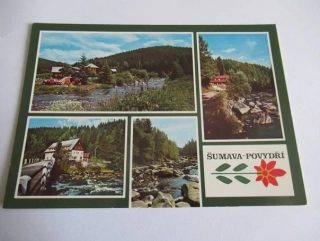 Šumava - Autokempink Antýgl, Turnerova chata, Zotavovna ROH ,,Bystřina", Údolí Vydry
