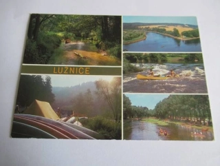 Lužnice - Stará řeka, Vodácký tábor, Soutok Lužnice s Vltavou..