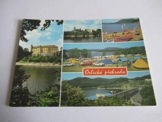 Orlická přehrada - zámek Orlík, Státní hrad Zvíkov, Autokempink Radava..