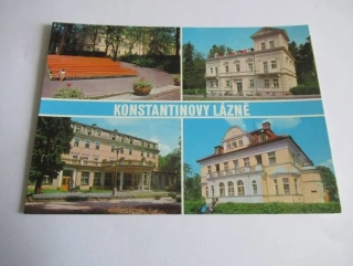 Konstantinovy lázně - Amfiteátr v parku Prusíkova ústavu, Lázeňský dům Fučík...