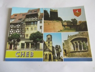 Cheb - Špalíček, Hrad, Kostel sv. Mikuláše, Palácové okno z hradu