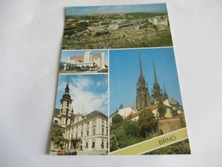 Brno - výstaviště, Hotel Voroněž, Budova bývalého místodržitelství s věží kostela sv. Tomáše, Petrov