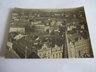 Plzeň - pohled z věže Bartolomějského kostela