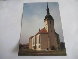 Most - přesunutý gotický kostel