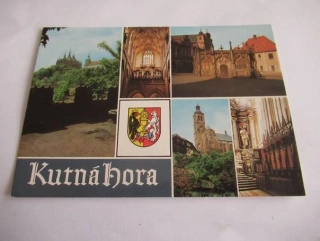 Kutná Hora - chrám sv. Barbory, kamenná kašna, kostel sv Jakuba