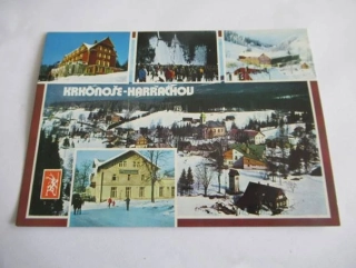 Krkonoše - Harrachov, Zotavovna ROH Bílý Hořec, Lyžařské můstky na Čerťáku, Rýžoviště - chata ČTO, Hotel Krakonoš