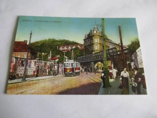 Praha Žižkov - Husova třída s Vítkovem