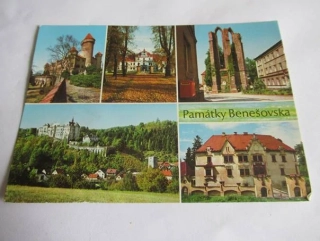 Památky Benešovska - Zámek Konopiště, Zámek Jemniště, Zbytky zříceniny gotického kláštera v Benešově..