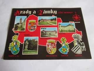 Hrady a zámky Jižní Moravy - Roštejn, Náměšť nad Oslavou, Židlochovice, Vizovice, Rájec nad Svitavou