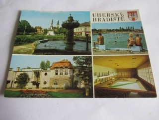 Uherské Hradiště - náměstí, koupaliště, Slovácké muzeum, sportovní hala