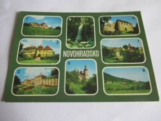 Novohradsko - hrad Žumberk, Nové Hraady, Nové Hrady zámek, Vodopád v Terčině údolí..