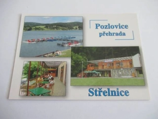 Pozlovice - půjčovna loděk, restaurace Střelnice, Střelnická terasa