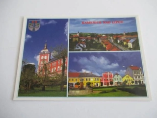 Kamenice nad Lipou  - zámek, Masarykova ulice, náměstí