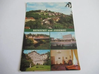 Benátky nad Jizerou - celkový pohled, Nový most přes Jizeru, Nová výstavba, zámek..