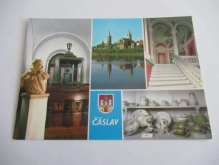 Čáslav - muzeum, Žižkova síň, expozice porcelánu