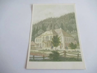 Karlovy Vary - výletní kavárna Síň přátelství u řeky Teplé